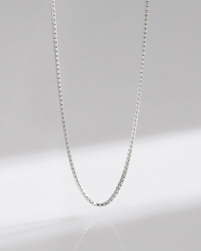 925 Sterling Silver Heart Link Chain Wave Chain Wholesale box chain