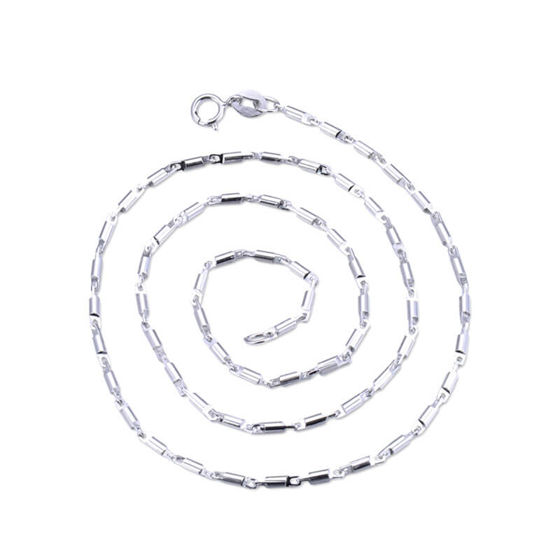 925 Sterling Silver Italian Heshe Chain Wholesale - Görüntü 4