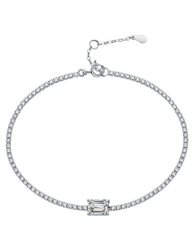 925 Sterling Silver Moissanite Tennis Bracelet Wholesale 5