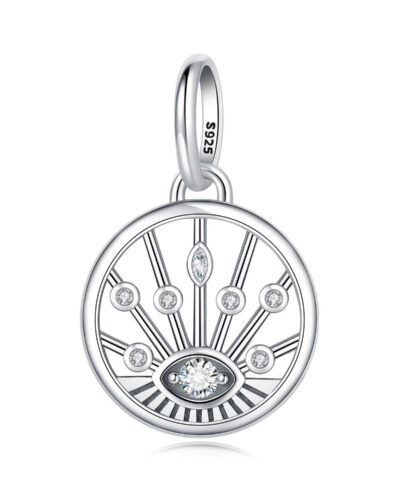925 Sterling Silver Sun and Moon Pendant Wholesale Show N