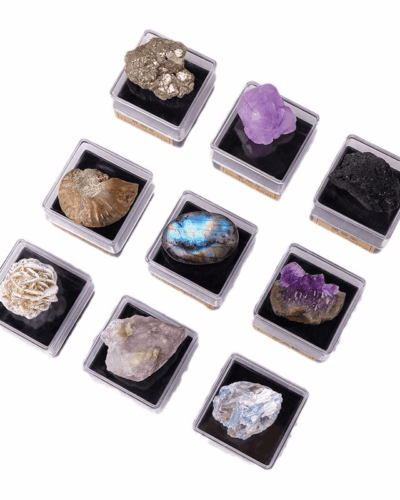 9Pcs Crystal Box Gift Decoration for Kids Adults