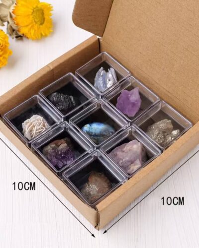 9Pcs Crystal Box Gift Decoration for Kids Adults
