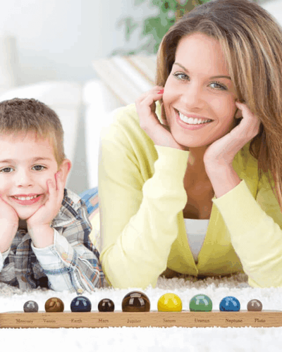 9Pcs Planet Gemstones Crystal Box Specimen Set Bulk