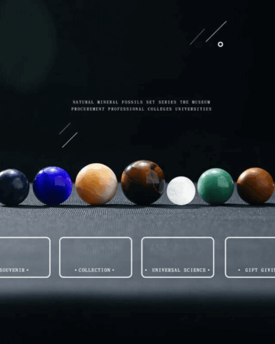 9Pcs Planet Gemstones Crystal Box Specimen Set Bulk