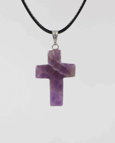 2cm Large Crystal Cross Necklace Unisex Wholesale