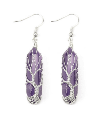 Antique Hexagonal Crystal Drop Earrings for Women Wholesale