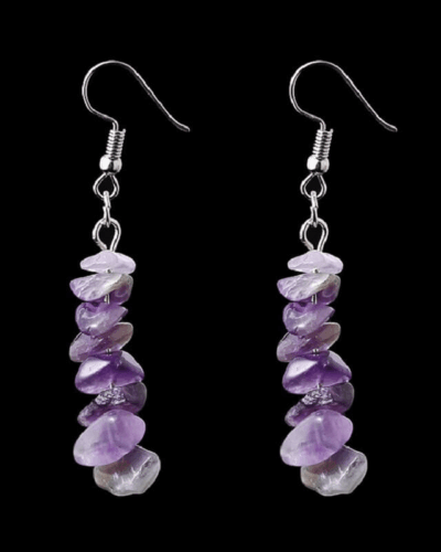 Colorful Chip Stones Crystal Tassel Earrings Bulk