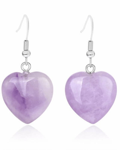 Heart Crystal Drop Earring Valentine's Day Gift for Women Bulk
