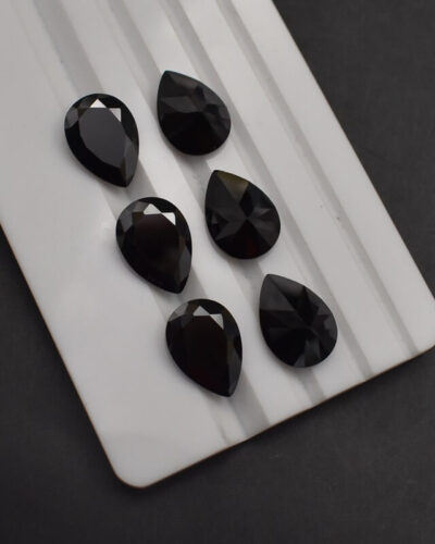 Black Pear Cut Moissanite Loose Stones Wholesale