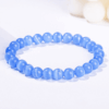 Delicate Beaded Blue Cat Eye Bracelet Unisex Bulk