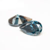 Blue Pear Cut Moissanite Loose Stones Wholesale