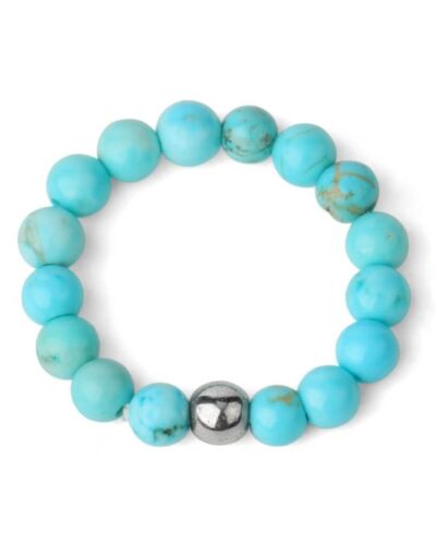 4mm Natural Crystal Bead Rings Adjustable Elastic Ring Unisex Bulk