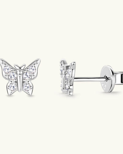 Butterfly Moissanite Studs Earrings Wholesale