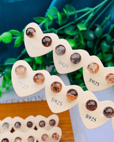 Delicate Raw Rose Quartz Earring for Women Bulk