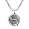 Cool Dragon Men's Yin Yang Necklace S Steel Wholesale (2)