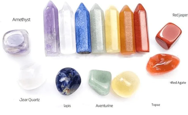 Crystal Tower and Gemstones Crystal Gift Set