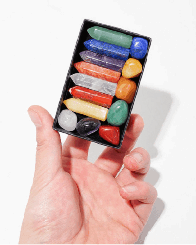 Crystal Tower and Gemstones Crystal Gift Set