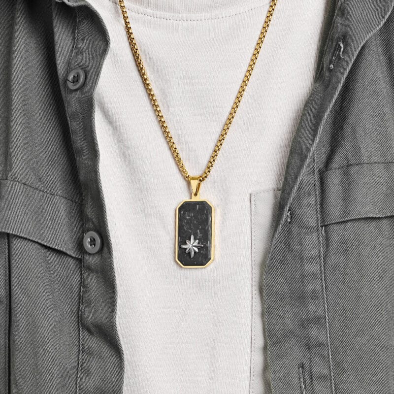 Cut Edge Stainless Dog Tag Chain Military Style 3