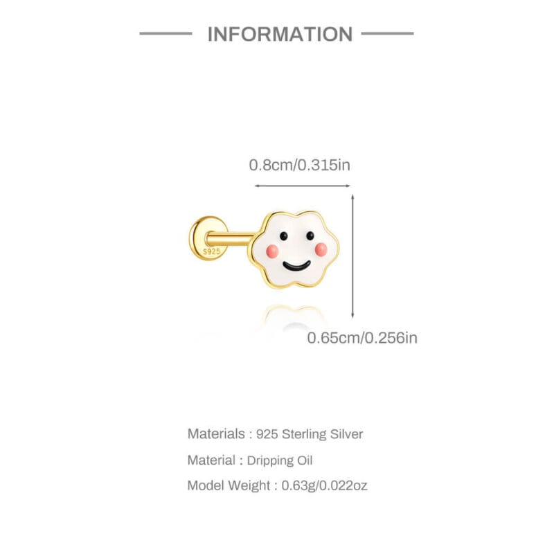 Cute Sterling Silver Turtle Earring Studs Animal Wholesale size 7