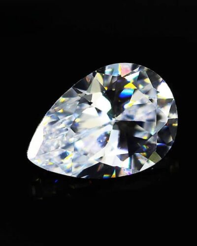 D Colored Pear Shaped Wholesale Moissanite Loose Stones