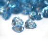 Dark Blue Pear Cut Moissanite Loose Stones Wholesale