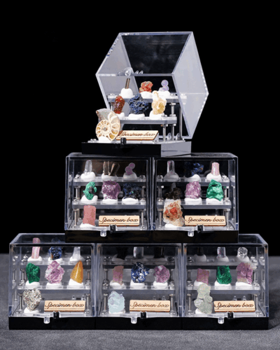 Delicate Natural Crystal Gift Box Specimen Box Bulk