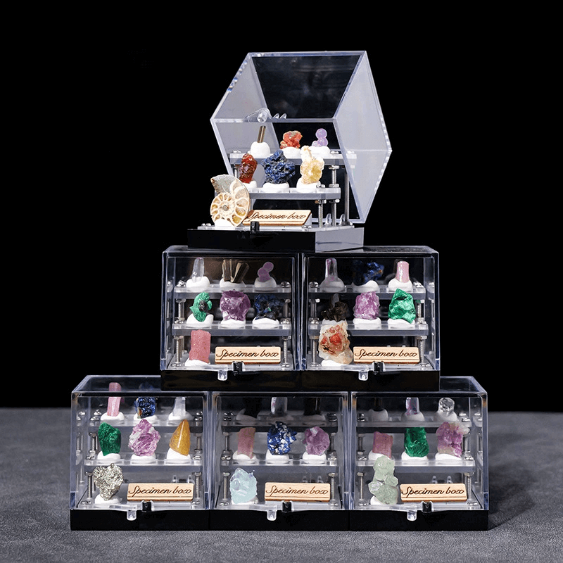 Delicate Natural Crystal Gift Box Specimen Box Bulk