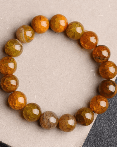 High-Purity Green Dragon Vein Agate Bracelet Wholesale