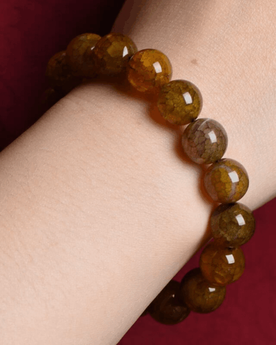 High-Purity Green Dragon Vein Agate Bracelet Wholesale