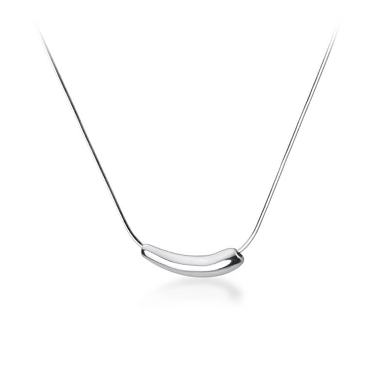 Eggplant 304 S Steel Necklace Chain for Women Wholesale-SILVERY