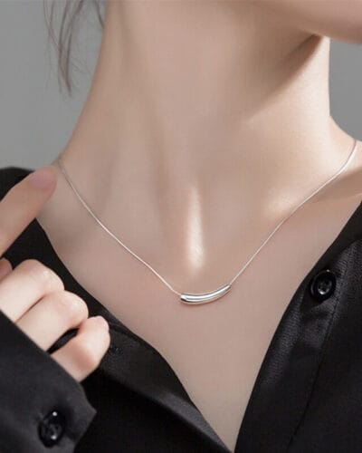 Eggplant 304 S Steel Necklace Chain for Women Wholesale 2