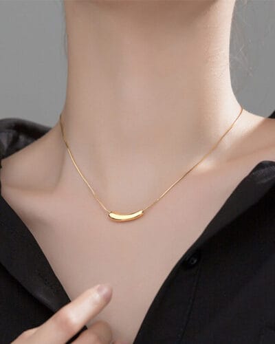 Eggplant 304 S Steel Necklace Chain for Women Wholesale 3