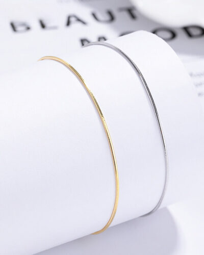 Fancy 925 Sterling Silver Snake Chain Bracelet Wholesale SHOW