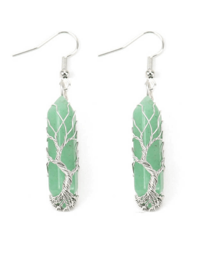 Antique Hexagonal Crystal Drop Earrings for Women Wholesale