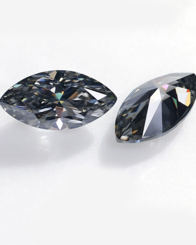 Alternatief beeld van Grey Marquise Cut Moissanite Loose Stones