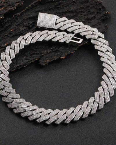 Hip Hop 20mm Cuban Link Chain Diamond Wholesale