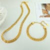 Hollow Out Chain Necklace Stainless Steel Bracelets Wholesale-GOLD