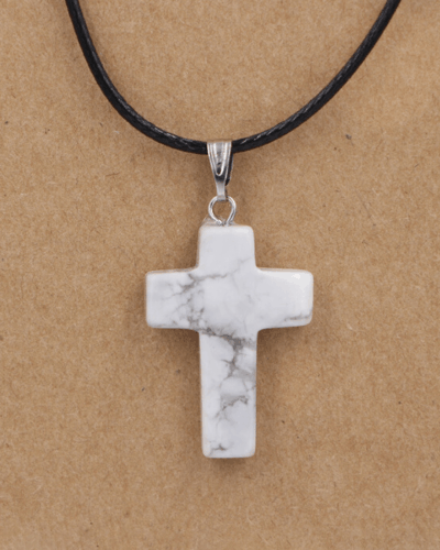 2cm Large Crystal Cross Necklace Unisex Wholesale