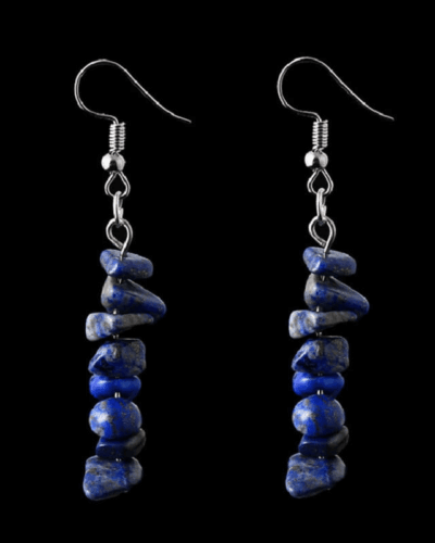 Colorful Chip Stones Crystal Tassel Earrings Bulk