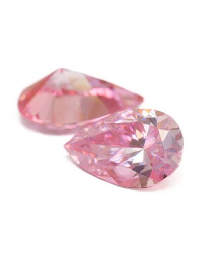 Light Pink Pear Cut Moissanite Loose Stones Wholesale
