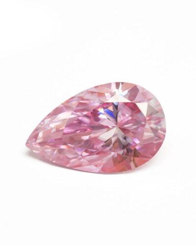 Light Pink Pear Cut Moissanite Loose Stones Wholesale