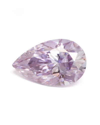 Light Purple Pear Cut Moissanite Loose Stones Wholesale