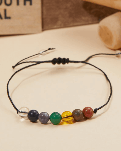 Adjustable Colorful Woven Crystal Bracelet about Emotions