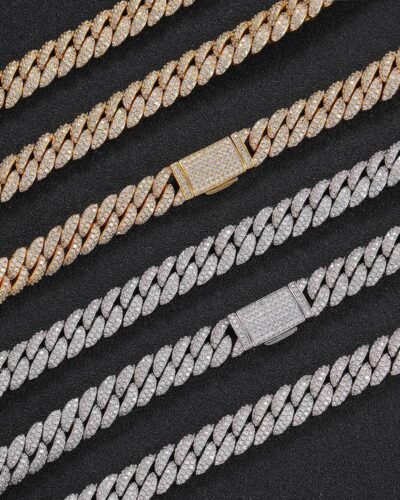 Luxury 10mm Diamond Miami Cuban Link Chain Bulk (6)