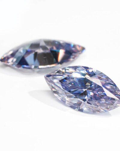Marquise Cut Light Purple Moissanite Loose Stones