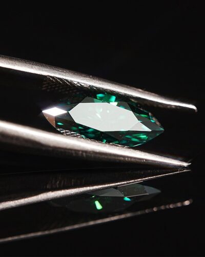 Marquise Cut Teal Moissanite Loose Stones Wholesale