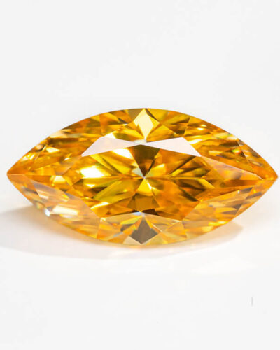 Marquise Cut Yellow Moissanite Loose Stones