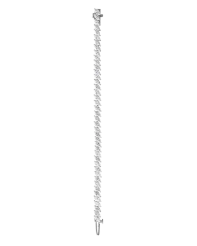 Marquise Sterling Silver Moissanite Tennis Bracelet 2