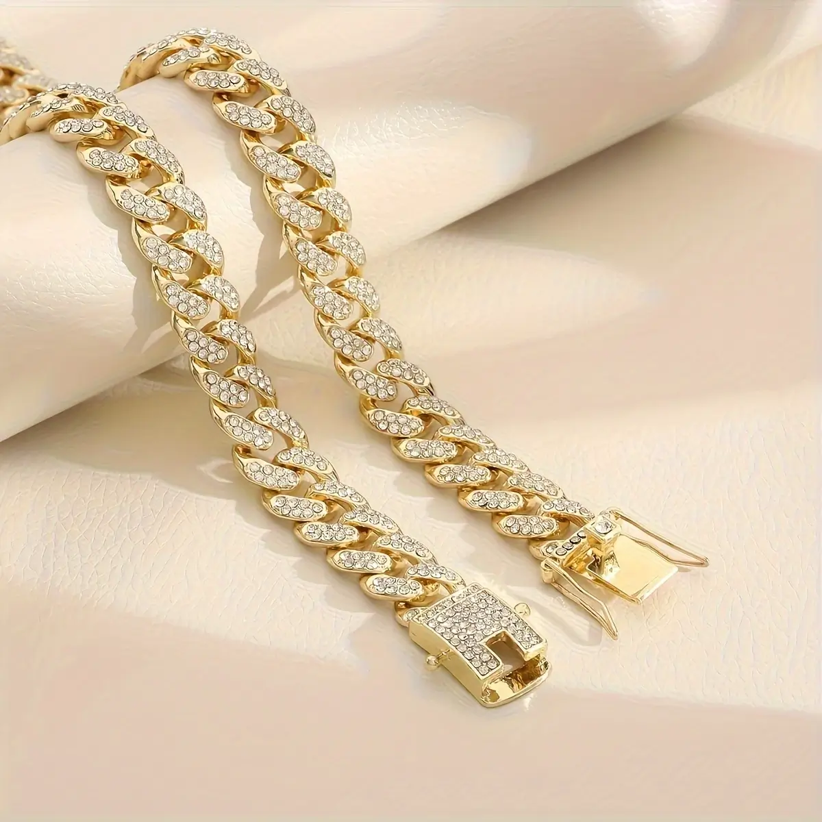 Mens Cuban Chain Necklace with Zirconia Last Supper Pendant Wholesale - immagine 3