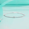 Moissanite Diamond Bracelet with 925 Sterling Silver